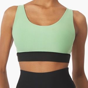 We Wore What Scoop Bra Top Brushed Poly